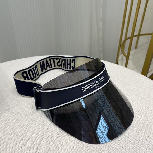Christian Dior Black Visor - Picture 1 of 4